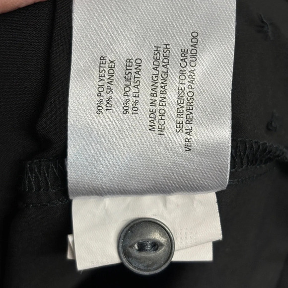 Orvis Pack & Go Travel Dress Black Roll Tab Sleeve Mini Tie Waist Wrinkle Resist - Picture 10 of 12